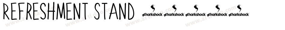 Refreshment Stand字体转换